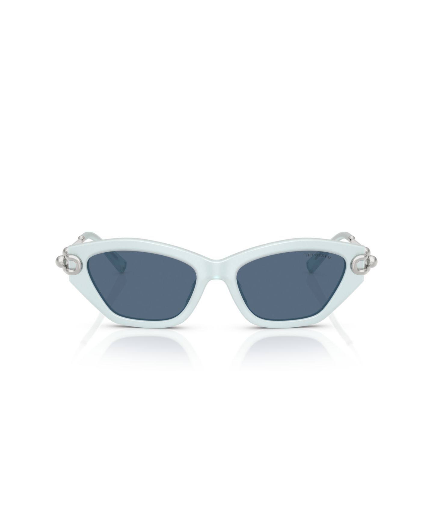 Женские солнцезащитные очки Tiffany & Co. Standard Sunglasses, TF4231U, цвет: Бледный сапфировый — фото 5