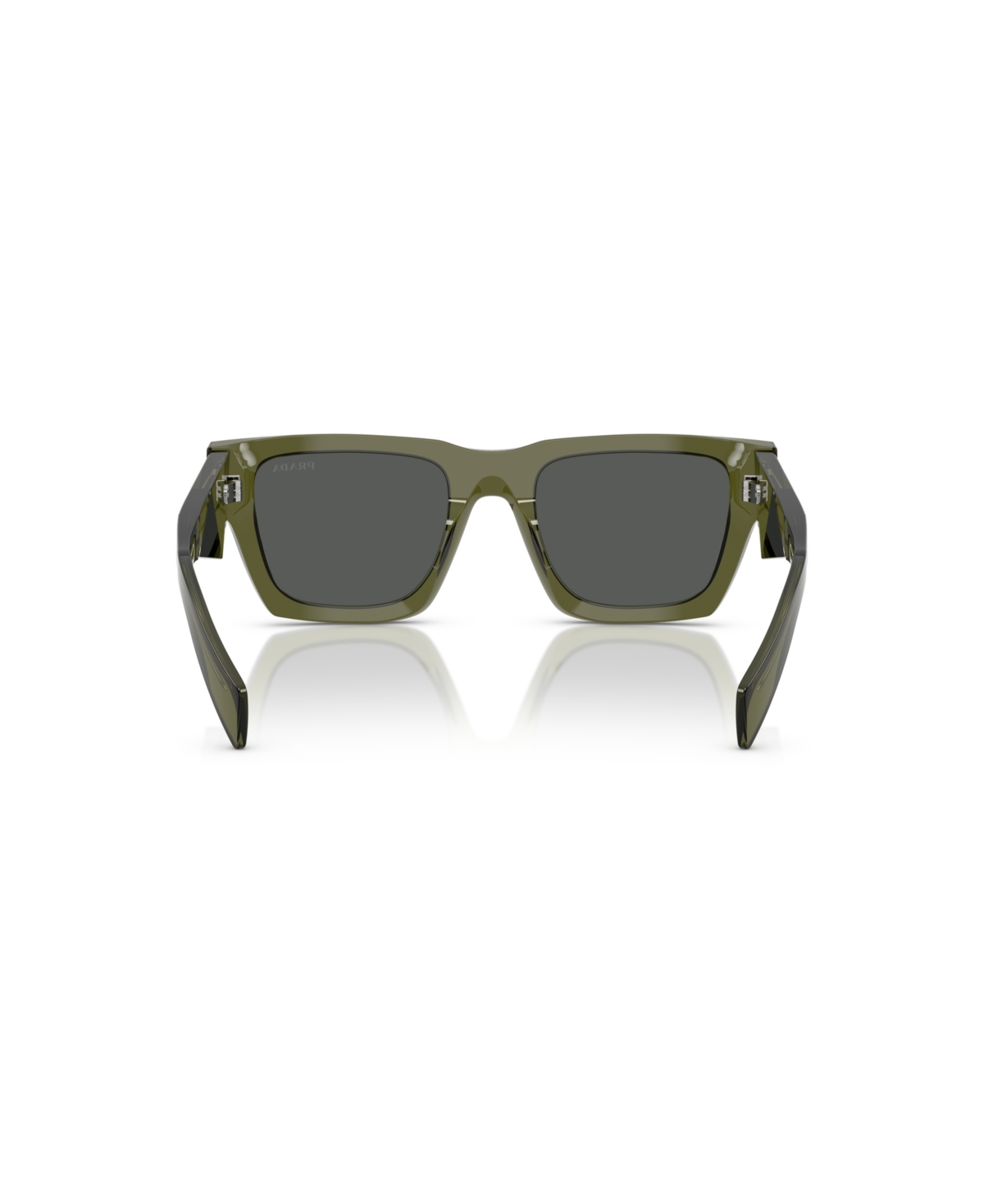 Prada Men's Large Sunglasses, Pr A06s In Transparent Military