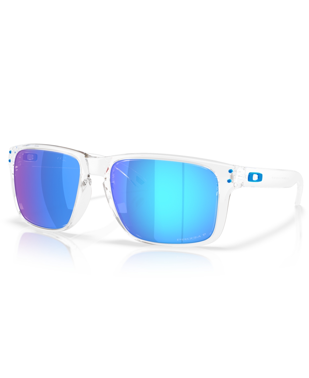 Oakley Unisex Holbrook Xxl Polarized Sunglasses, Oo9487 In Polished Clear