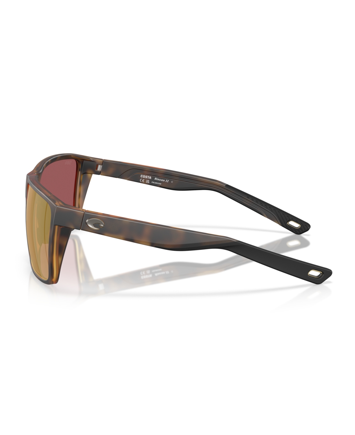 Costa Del Mar Men's Rincon Ii Polarized Sunglasses, 6s9121 In Matte Tortoise
