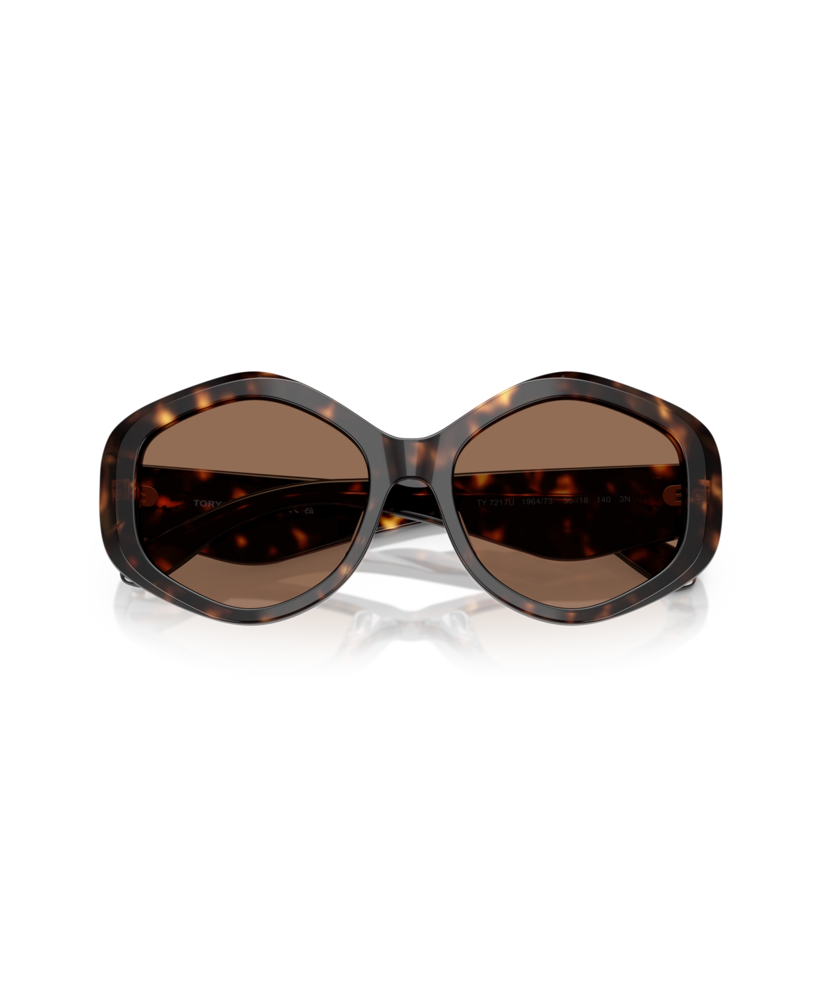 Tory Burch Woman Sunglass Ty7217u In Dark Tortoise