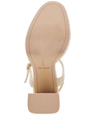 Women's Peyten Wide Width Woven Two-Piece Platform Dress Sandals