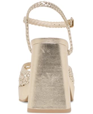 Women's Peyten Woven Two-Piece Platform Dress Sandals