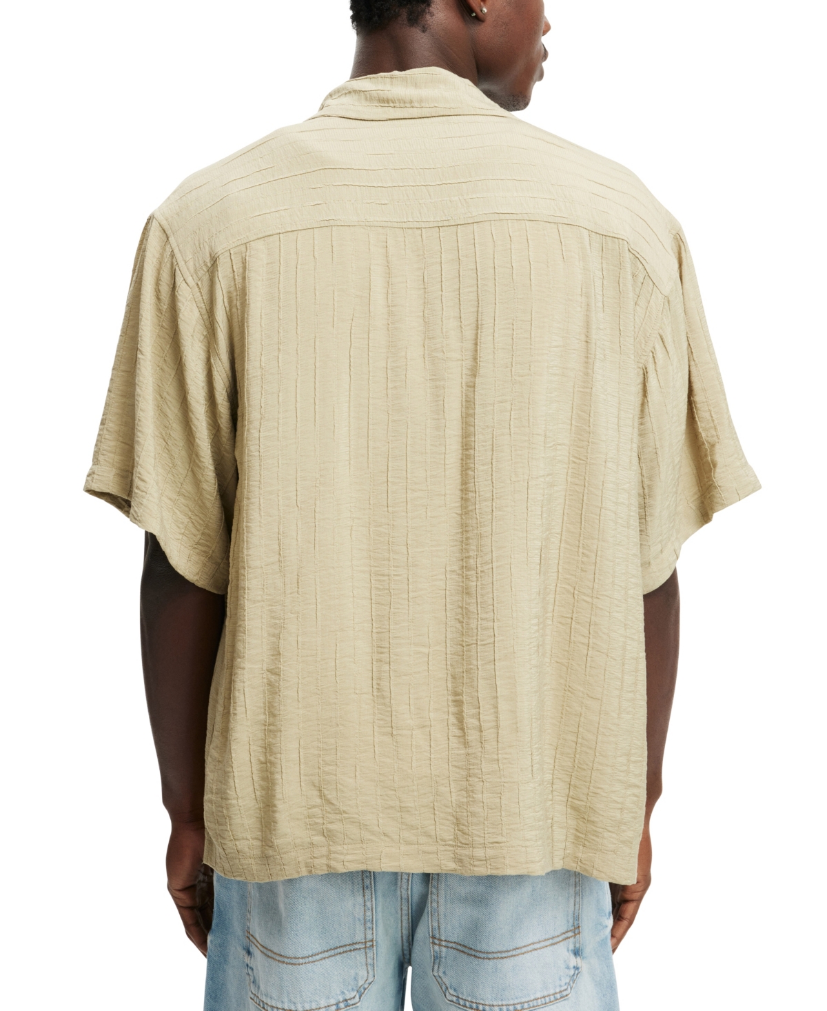 COTTON ON MEN'S BOX FIT SHORT SLEEVE SHIRT 