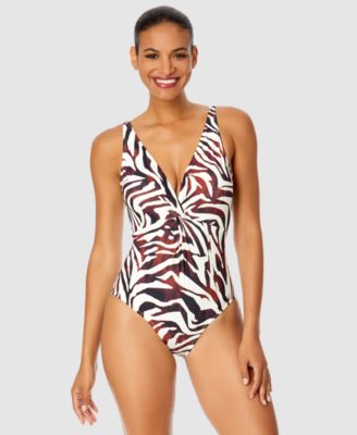 Anne Cole - Women's Animal-Print One-Piece Swimsuit