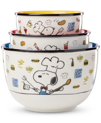Chef Snoopy Bowls, Set of 3