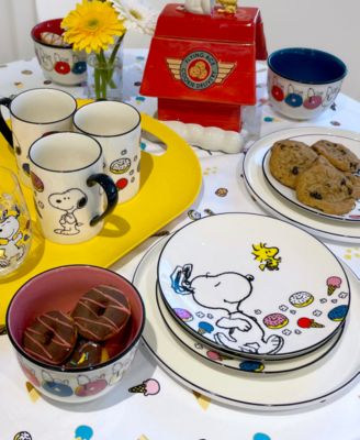 Chef Snoopy Accent Plates, Set of 4
