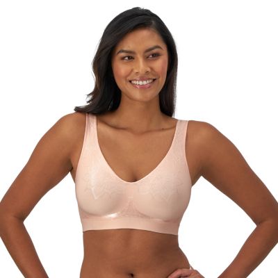 Comfort Revolution Aztec ComfortFlex Fit Seamless 3-Hook Closure Wireless Bra 3484
