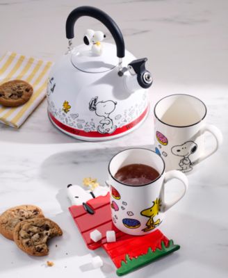 新品◎限定◎SNOOPY récolte Classic Kettle Lenox Chef Snoopy Enamelware Tea Kettle - Macy's