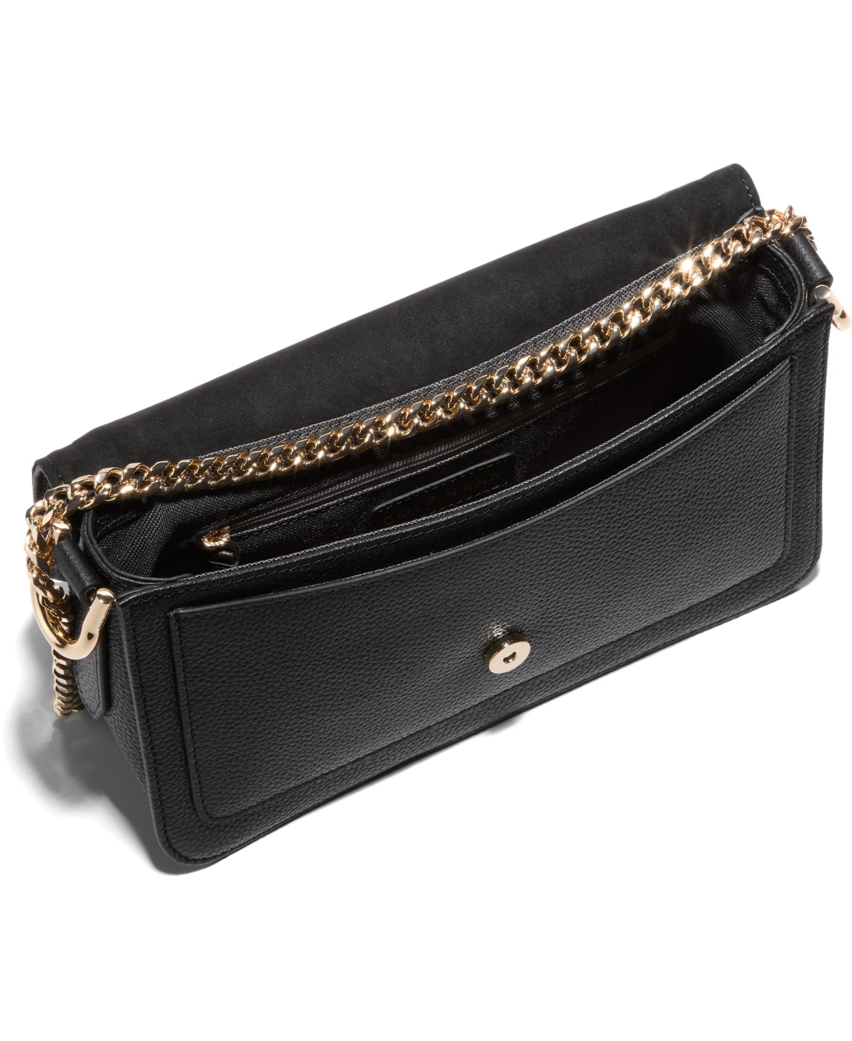 Cole Haan Daniella Chain Small Shoulder Bag In Black