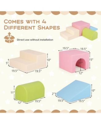 Kids Climb and Crawl Foam Play Set Soft Blocks for Indoor Play