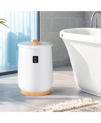 20L Large Heated Towel Warmer with LED Display and Button Control