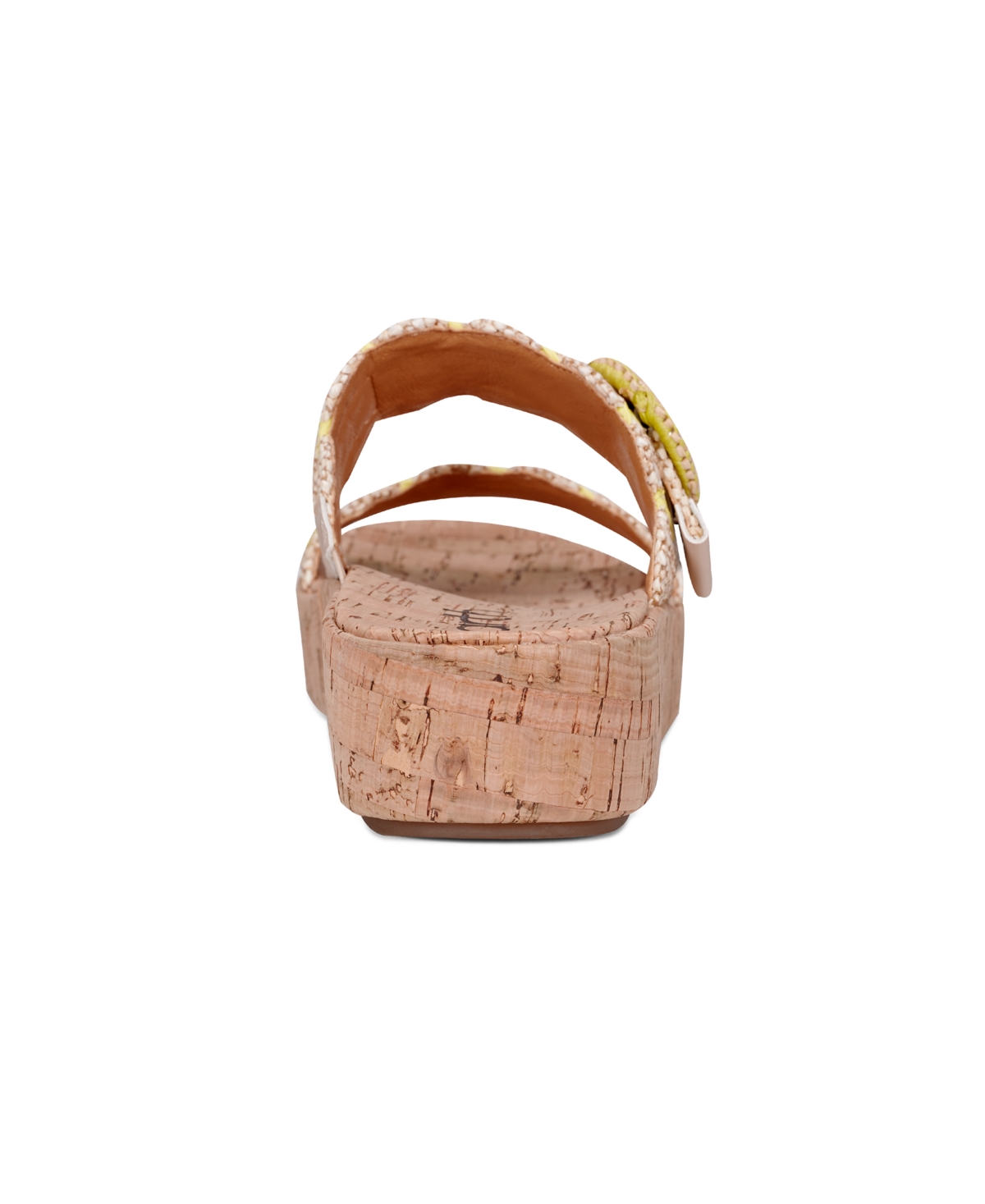EARTH WOMEN'S SUBTLE WOVEN SLIP-ON PLATFORM SANDALS 