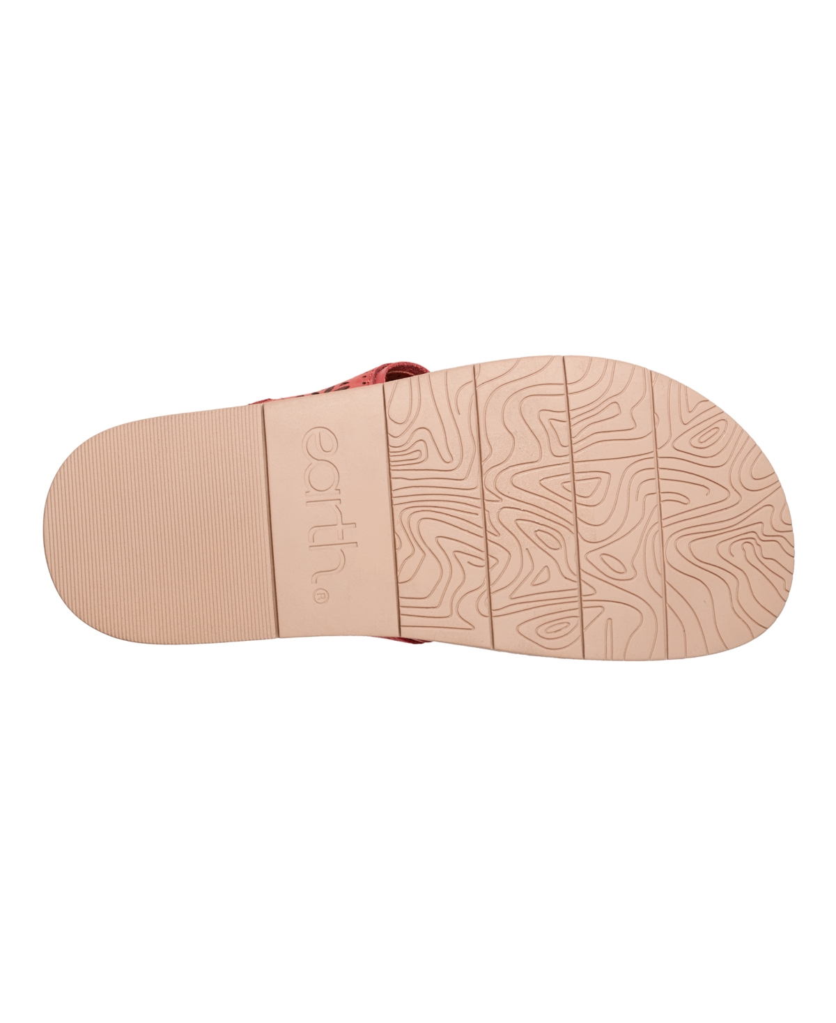 EARTH WOMEN'S FERNE STRAPPY SLINGBACK CASUAL FLAT SANDALS 