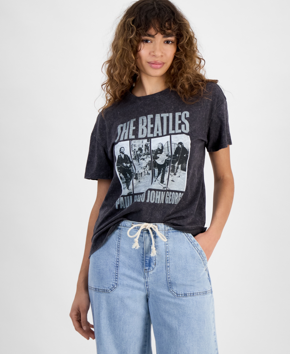 AND NOW THIS WOMEN'S SHORT-SLEEVE BEATLES T-SHIRT, EXCLUSIVELY AT MACY'S 
