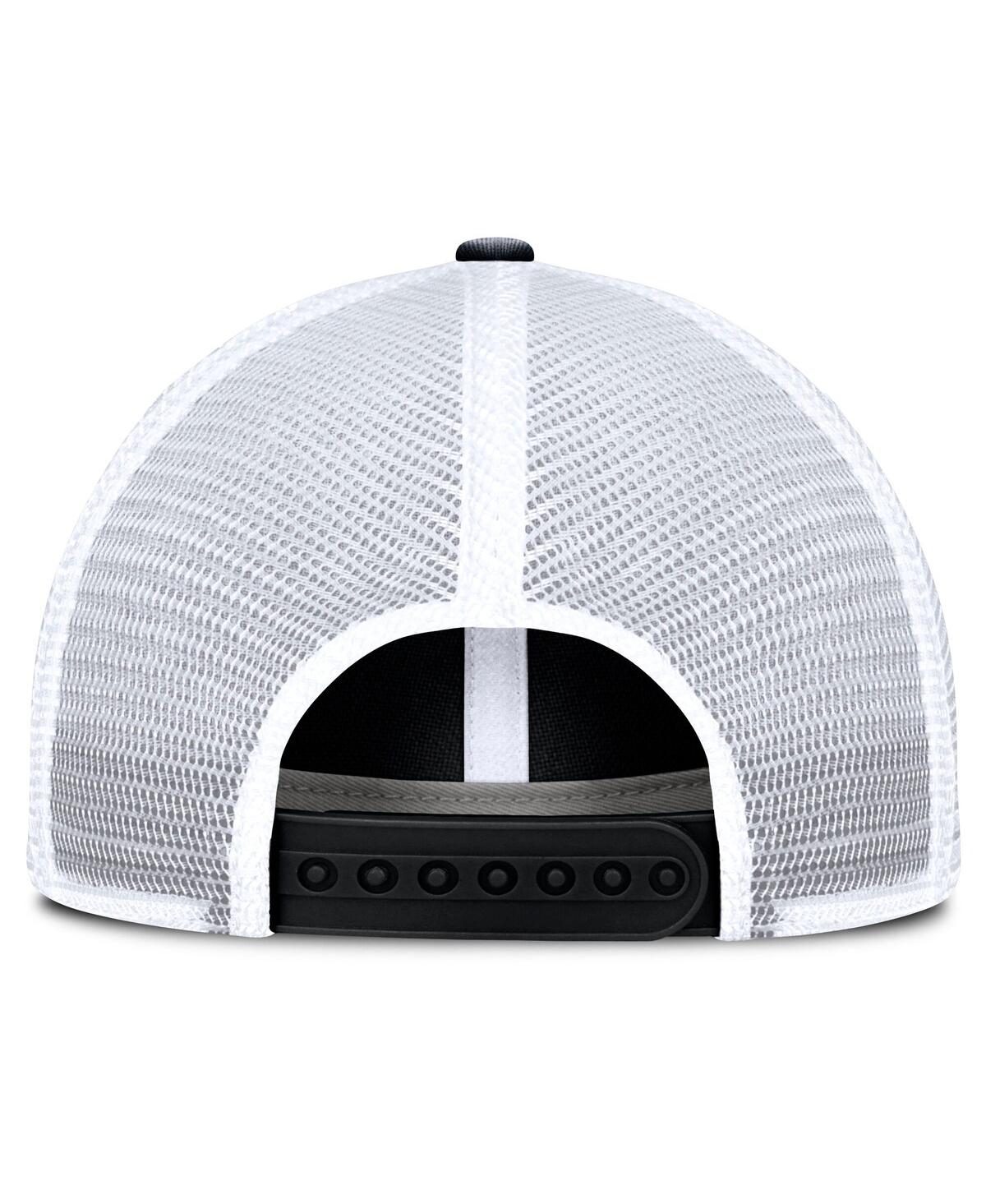 Fanatics Men's Black/white Minnesota Wild Averie Trucker Adjustable Hat In Black,white