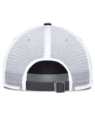 Men's Gray Los Angeles Angels Adjustable Trucker Hat