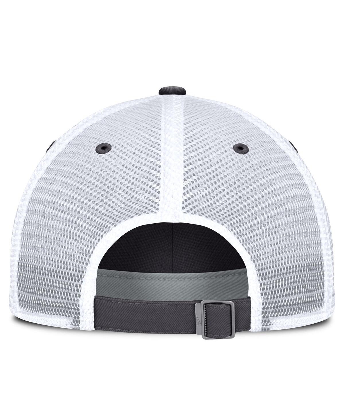 Nike Tampa Bay Rays Wordmark Club  Men's Mlb Trucker Adjustable Hat In Gray