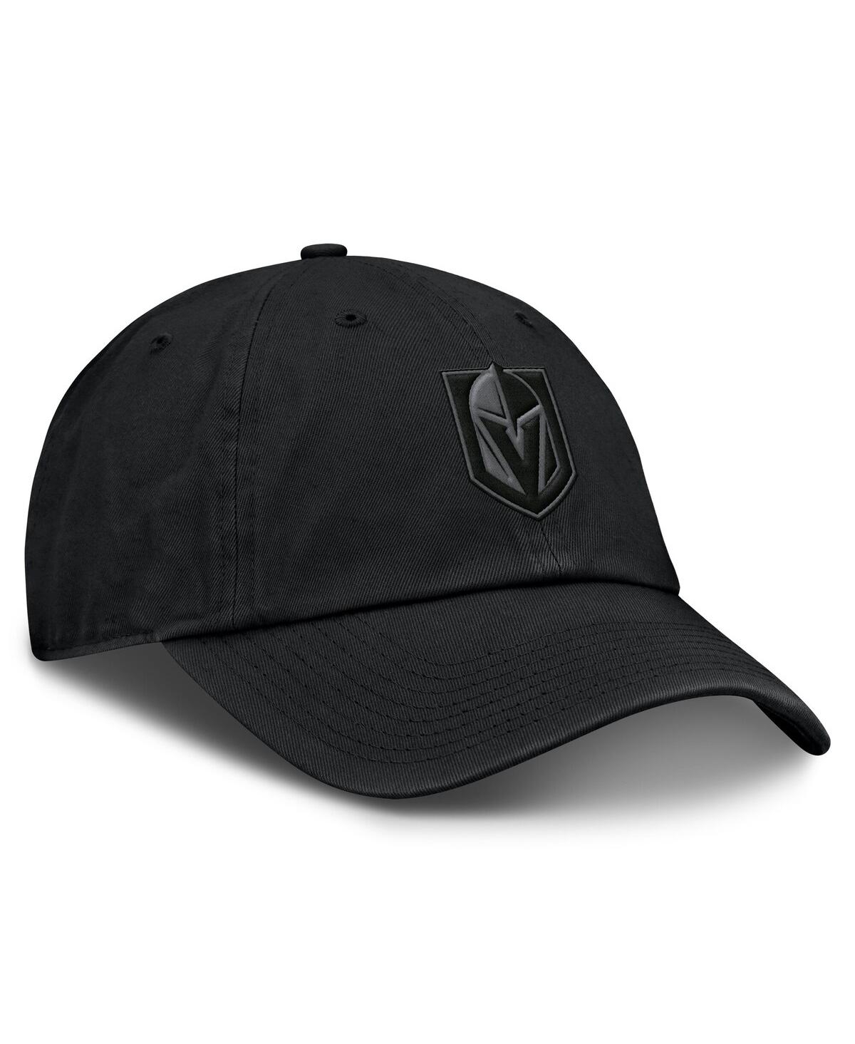 Fanatics Men's Black Vegas Golden Knights Authentic Pro Road Adjustable Hat In Black
