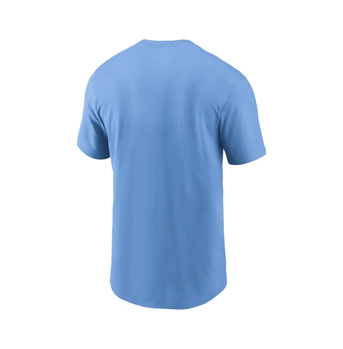 Мужская футболка Nike Baby Blue Chicago Cubs Alternate Wordmark — фото 2