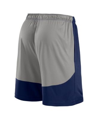 Men's Navy/Gray New York Yankees Launch Polyester Shorts