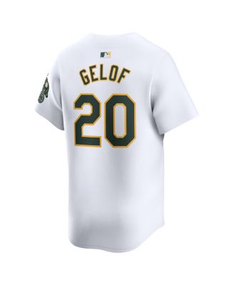 Men's Zack Gelof White Athletics Home Limited Player Jersey