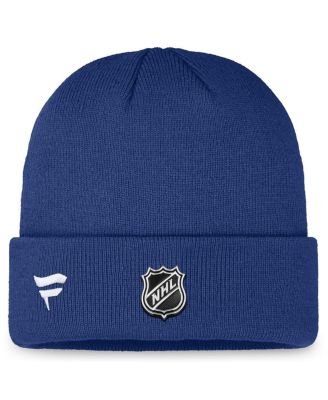 Men's Blue Toronto Maple Leafs Authentic Pro Training Camp Cuffed Knit Hat