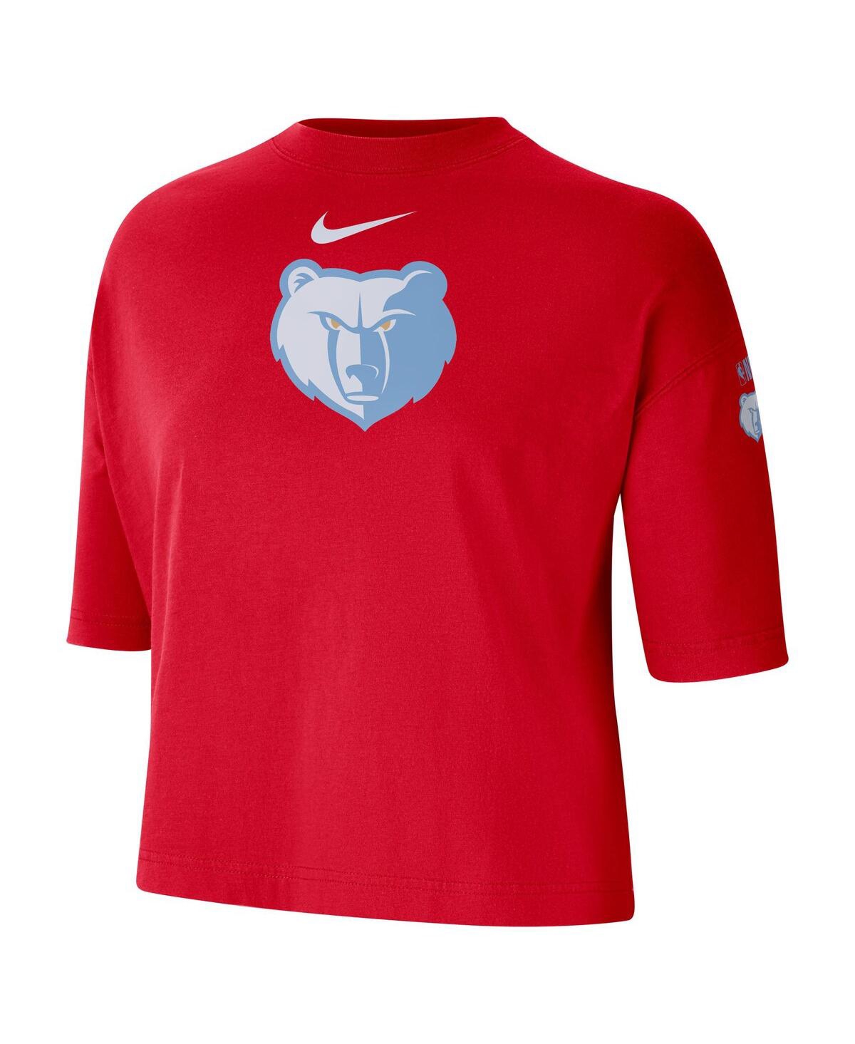 Nike Women's Red Memphis Grizzlies 2024/25 City Edition Courtside Boxy T-shirt In Red
