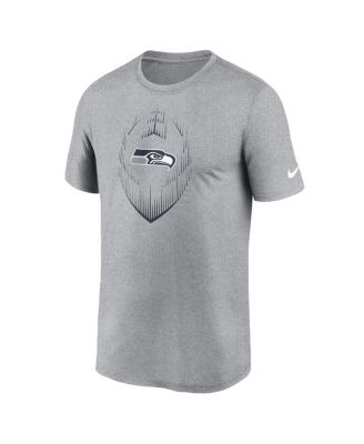 Men's Heather Gray Seattle Seahawks Primetime Legend Icon Performance T-Shirt