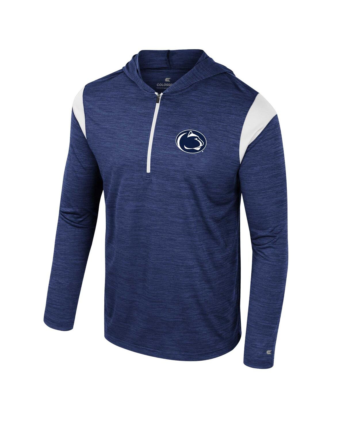 Colosseum Men's Navy Penn State Nittany Lions Dozer Half-zip Windshirt In Navy