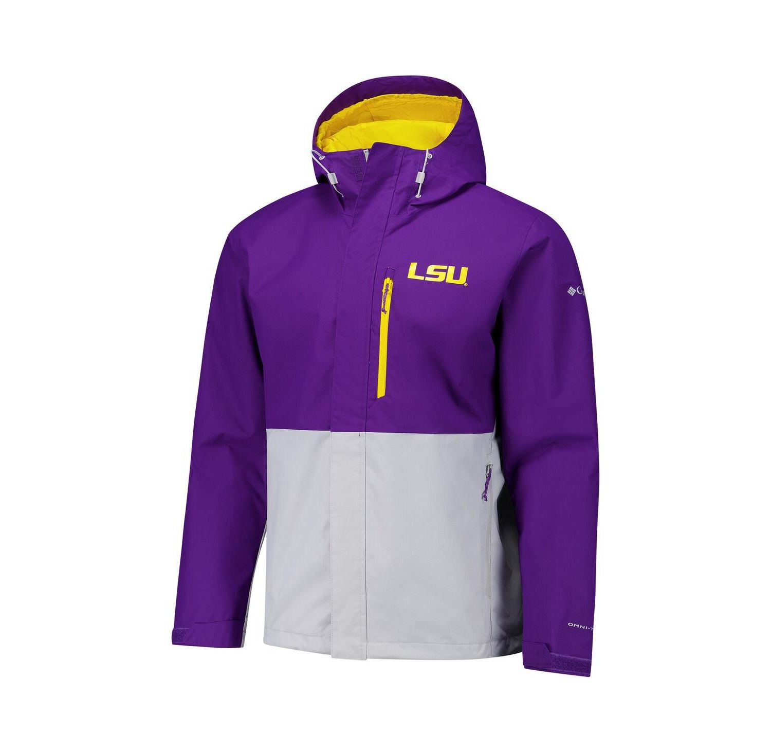 Men's Purple LSU Tigers Field Bound Omni-Tech Full-Zip Jacket