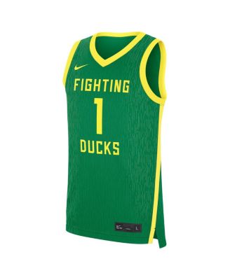 Men's Green Oregon Ducks Road Replica Basketball Jersey