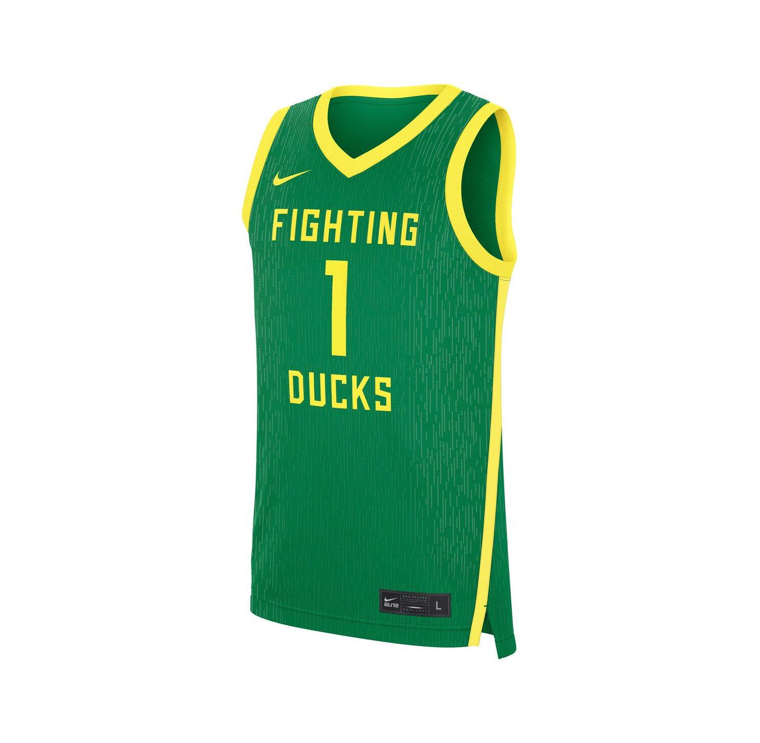 Men's Green Oregon Ducks Road Replica Basketball Jersey