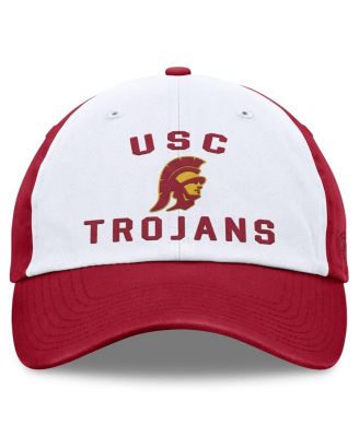 Men's White/Cardinal USC Trojans Heritage Weston Adjustable Hat