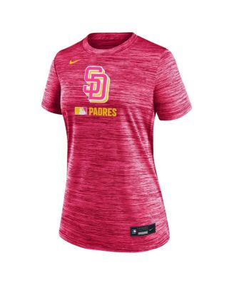 Women's Pink San Diego Padres Authentic Collection City Connect Velocity Performance T-Shirt