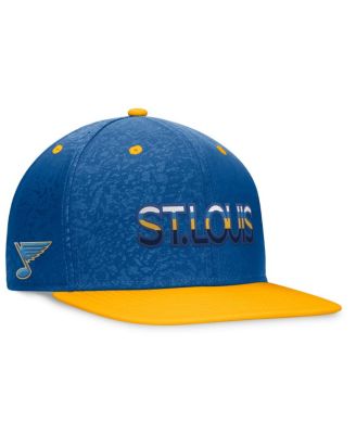 Fanatics - Men's Blue/Gold St. Louis Blues Authentic Pro Alternate Jersey Snapback Hat