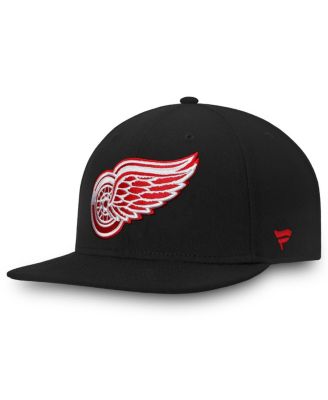 Fanatics - Men's Black Detroit Red Wings Core Fitted Hat