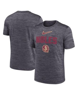 Nike - Men's Black Florida State Seminoles Campus Slant Velocity Performance T-Shirt