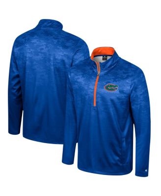 Colosseum - Men's Royal Florida Gators The Machine Half-Zip Jacket