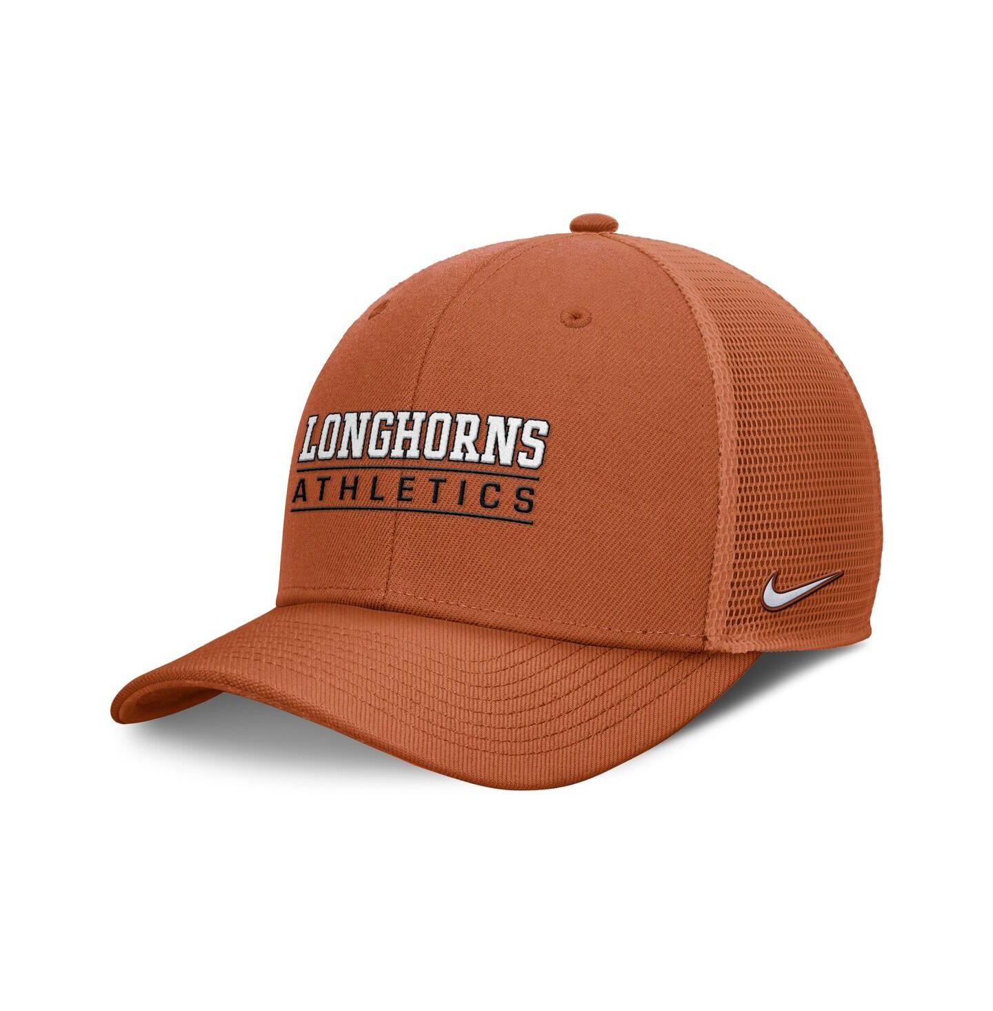 Мужская кепка Nike Texas Orange Texas Longhorns Rise Adjustable Hat — фото 1