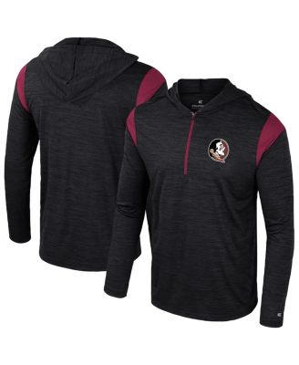 Colosseum - Men's Black Florida State Seminoles Dozer Half-Zip Windshirt