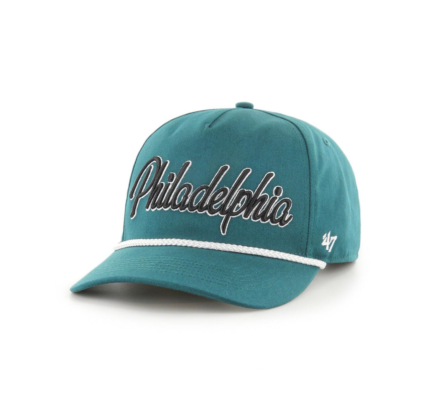 Men's Midnight Green Philadelphia Eagles Overhand Hitch Adjustable Hat