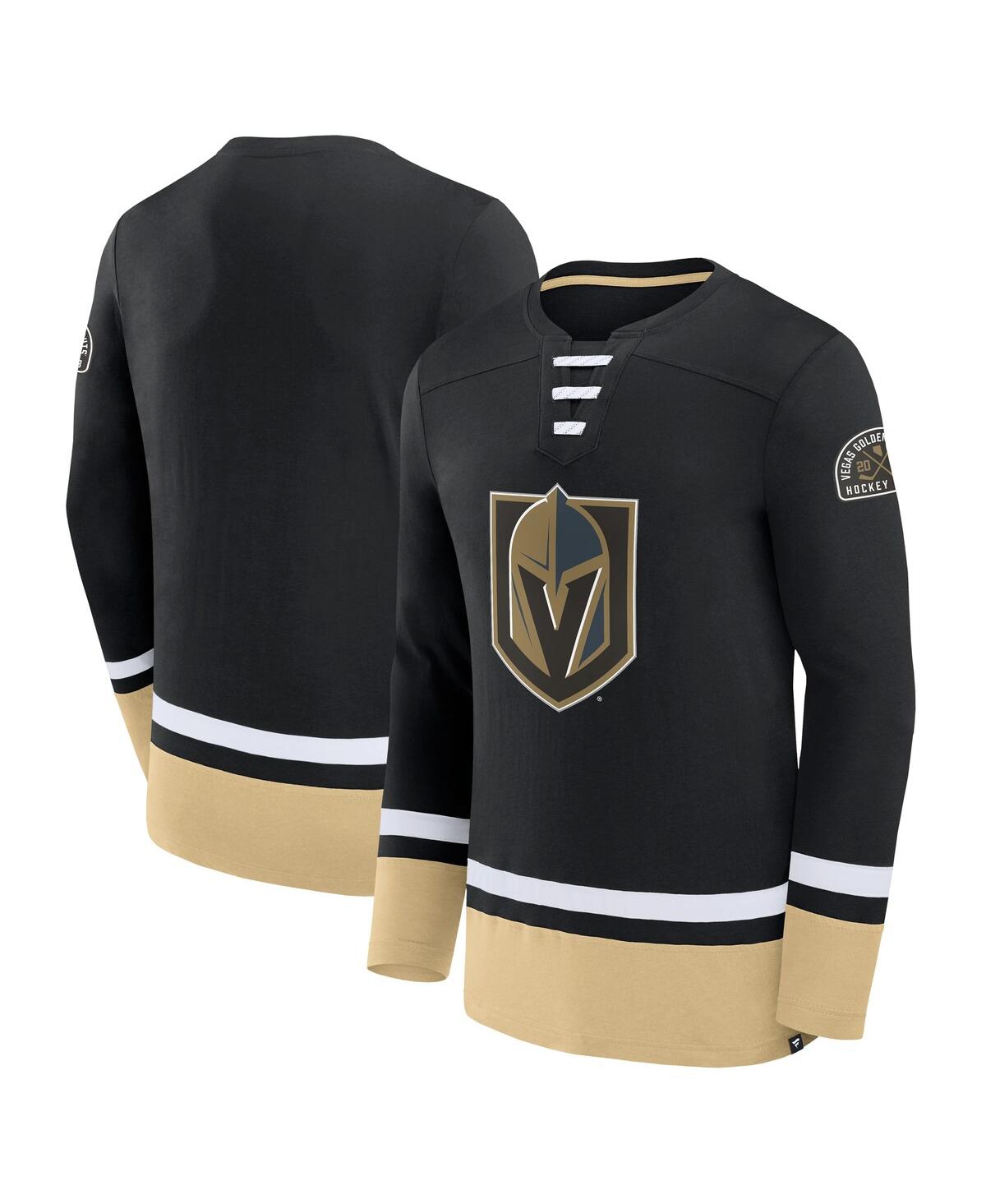 Fanatics Men's Black Vegas Golden Knights High Point Long Sleeve T-Shirt - Black