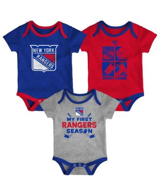 Outerstuff - Baby Boys and Girls New York Rangers Legend Three-Piece Bodysuit Set
