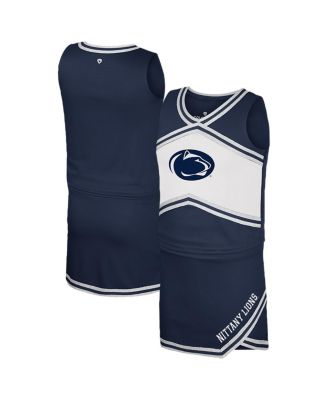 Colosseum - Big Girls  Navy Penn State Nittany Lions Cheerleader Top Skirt Set