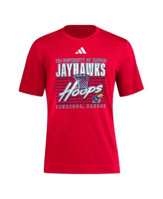 Men's Red Kansas Jayhawks Locker Swish Tri-Blend T-Shirt