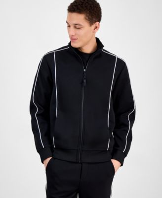 Karl Lagerfeld Mens Track Jacket T Shirt Pants In Black