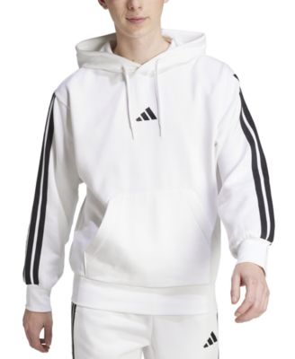 Men's Essential Three Stripes Fleece Hoodie