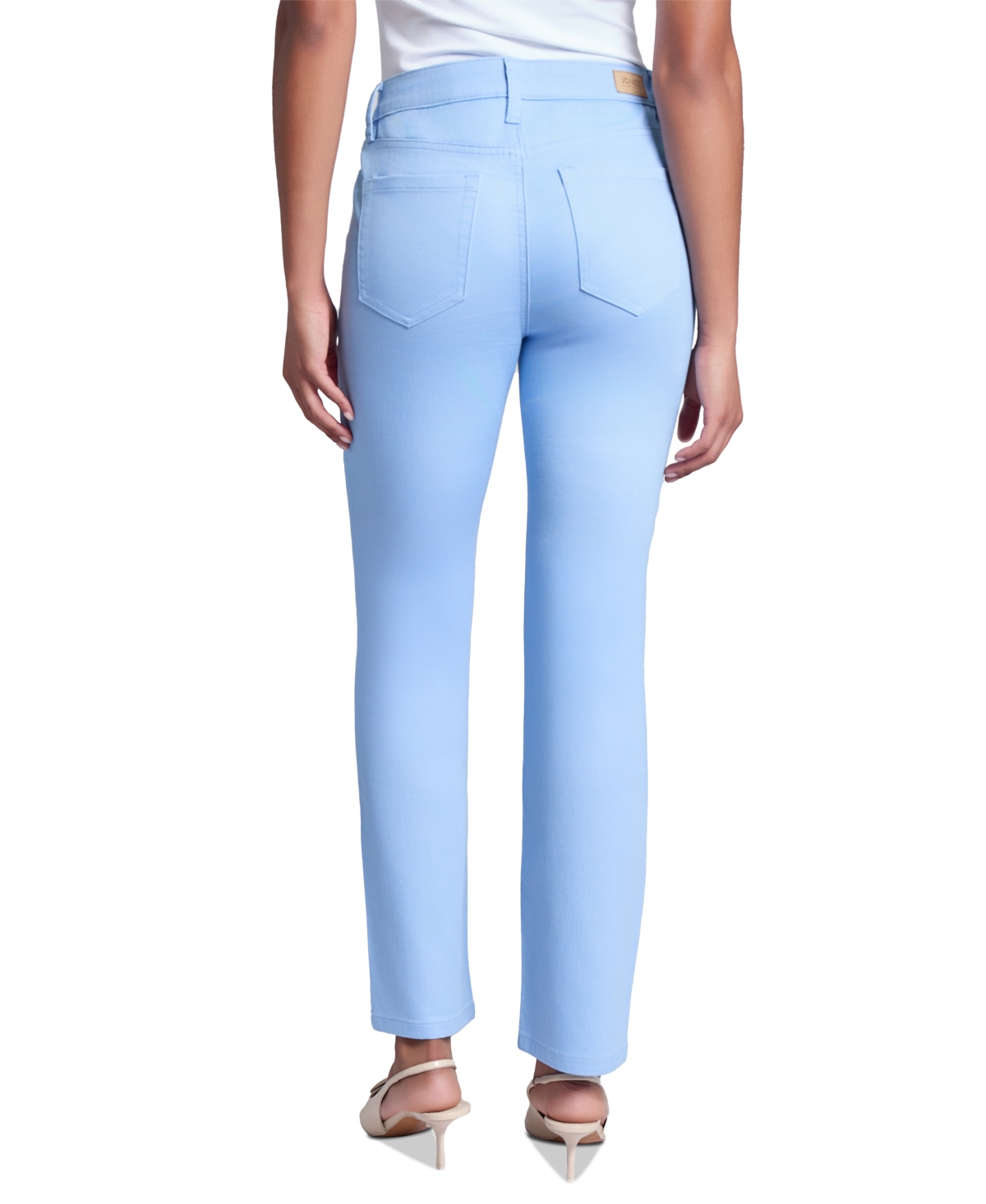 Jones New York Lexington Straight Leg Jeans In Chintz Blue