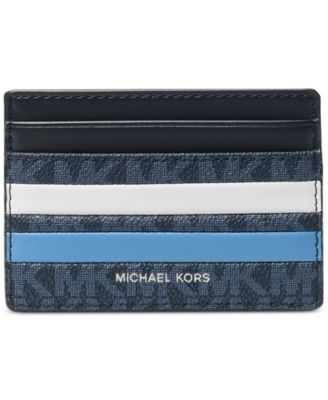 Michael Kors - Men's Malone Leather Colorblocked Logo Card Case
